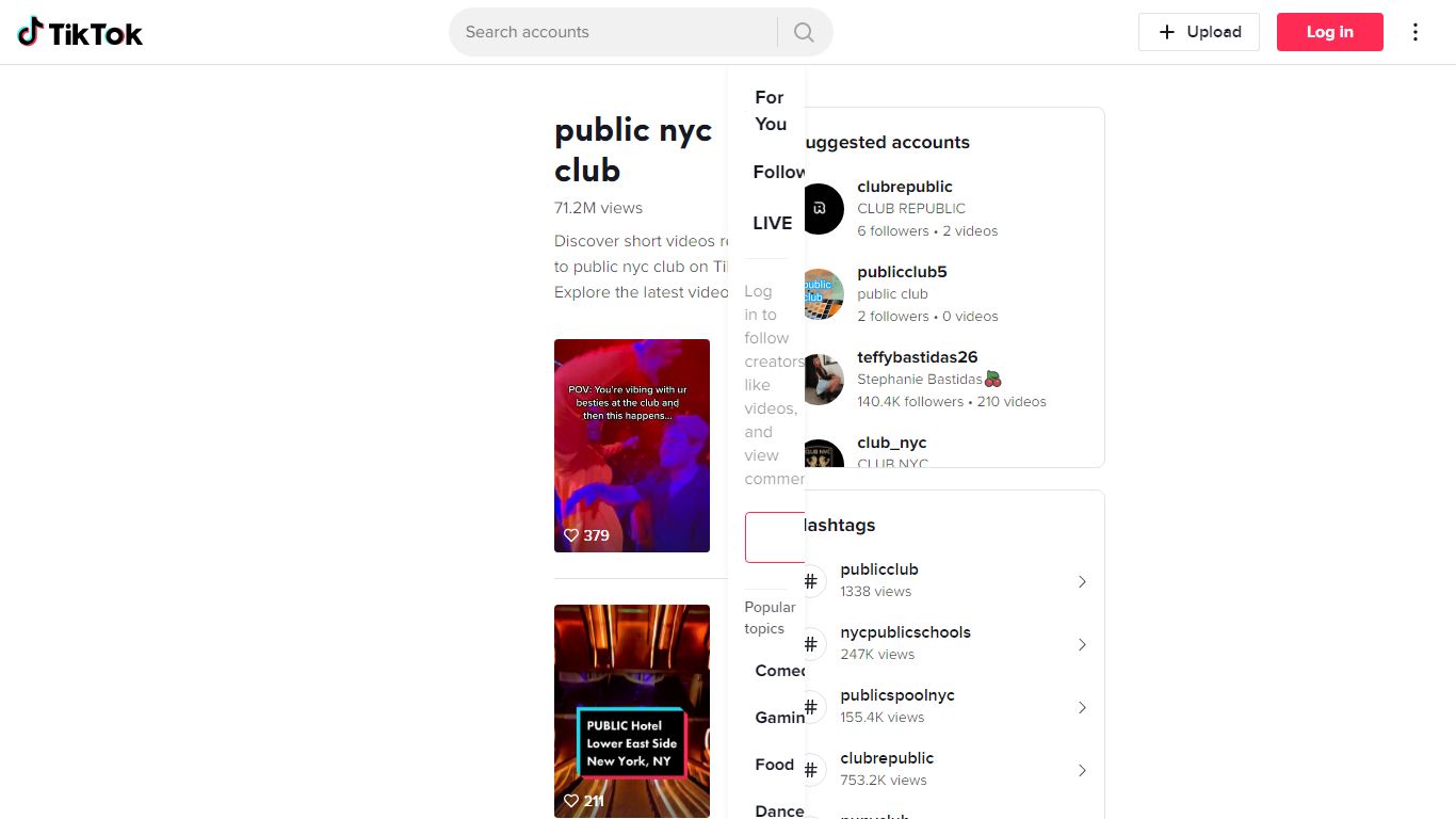 Discover public nyc club 's popular videos | TikTok